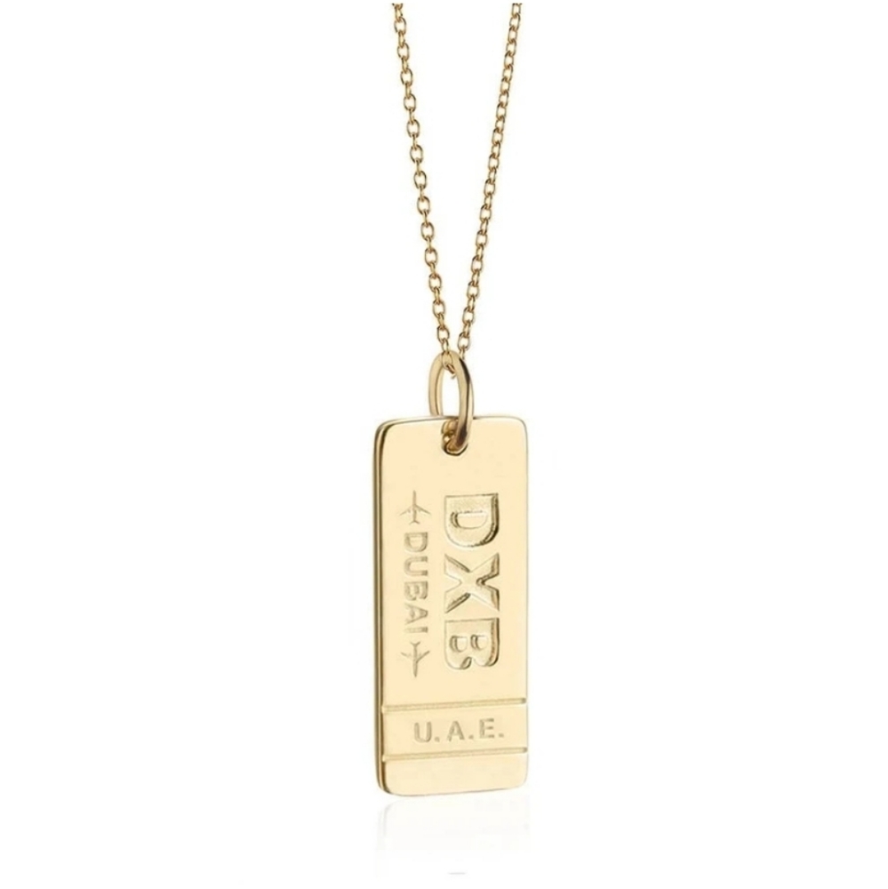 Jet Set Candy Dubai DXB luggage tag charms